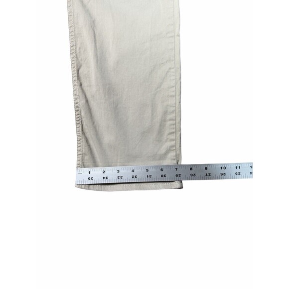 Hart Schaffner Marx Men’s Luxury Performance  Pants Chino Khaki 34x30 Soft - Picture 10 of 13